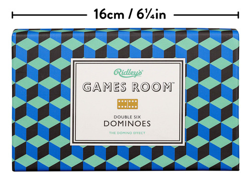 Ridley's Agam083 Juego Clásico De Fichas De Dominó Dobles