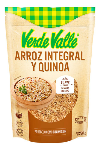 Quinoa Y Arroz Integral Verde Valle 280g
