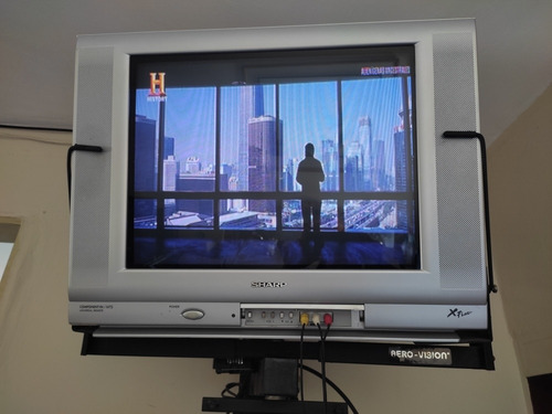 Imagen 1 de 10 de Televisor Sharp Xflat Pantalla Plana 21' Contol Remoto Base