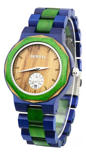 Reloj De Madera Bewell Wood Watch - A Pedido_exkarg