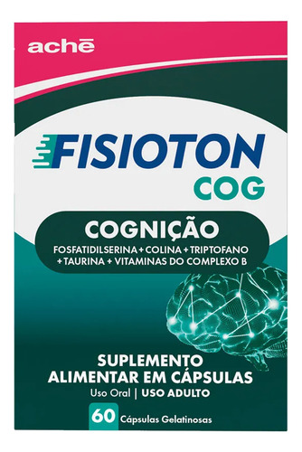 Fisioton Cog Com 60 Capsulas Sabor Sem Sabor