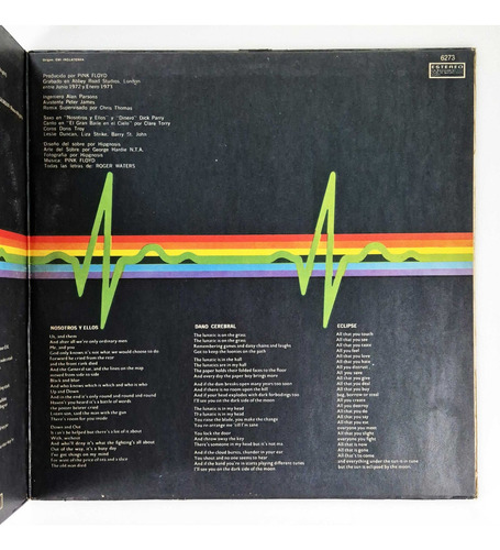 Pink Floyd - El Lado Oscuro De La Luna (1973) Arg Vinilo Lp (Usado)
