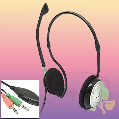 Qtqgoitem Modelo Microfono Auricular 3,5 Mm Volumen Para Pc: