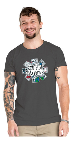 Polera Red Hot Chili Peppers Collage Rock Algodon Wiwi