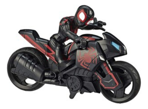 Marvel Spiderman Black Con Moto