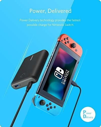 Power Delivery Anker Powercore 13400 Nintendo Switch Edition