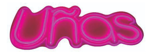 Letrero Led Neon Uñas Spa Salon Boutique Lashes Nails