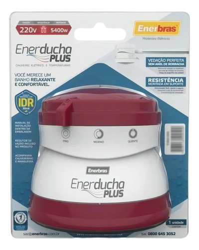 Enerducha Plus (220 V~5400 W) - Enerbras Vinho - 3002-e/v1