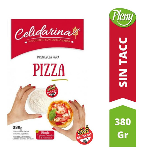 Premezcla Para Pizza Vegana 380 G - Libre De Gluten Sin Tacc