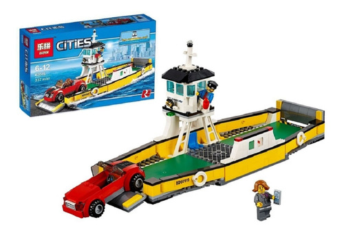 Lego City Barco Ferry Juguetes Niños 337pcs Legos 02045