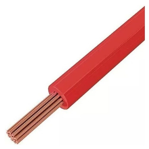 Cable Electrico Aleacion Al Cal 12 Rojo 50m Mavrik 5958 