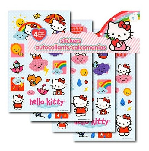 Hello Kitty Stickers 4 Hojas