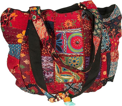 Cartera O Bolso Patchwork Grande De 50 X 40 Cms