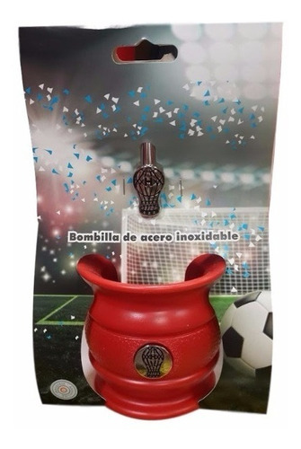 Imagen 3 de 4 de Mate Huracán Con Bombilla De Acero