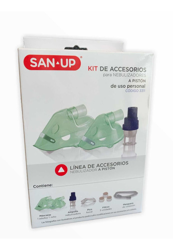 Kit Accesorios / Repuestos Para Nebulizador A Piston San Up