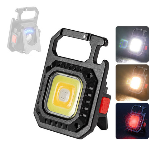 De Luz Cob Con Linterna Mini Emergencia Llavero