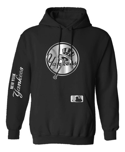 Sudadera Modelo Mlb New York Yankees Gold & Silver