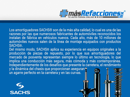 Kit 2 Amortiguadores Del Sachs® Ml320 4wd V6 3.2l 98 Al 03