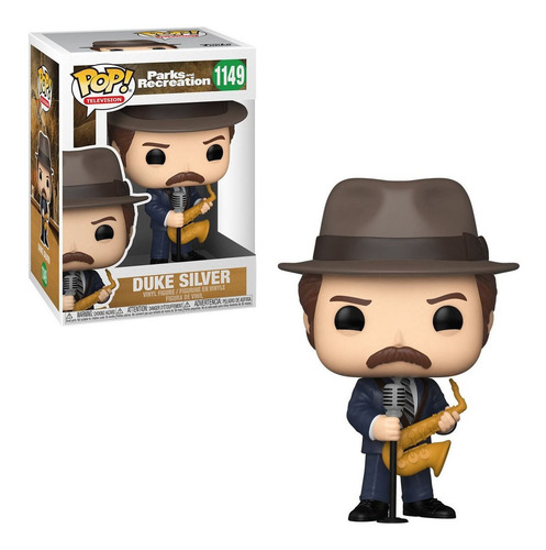 Duke Silver 1149 Funko Pop Parks And Recreaton Tv Nuevo