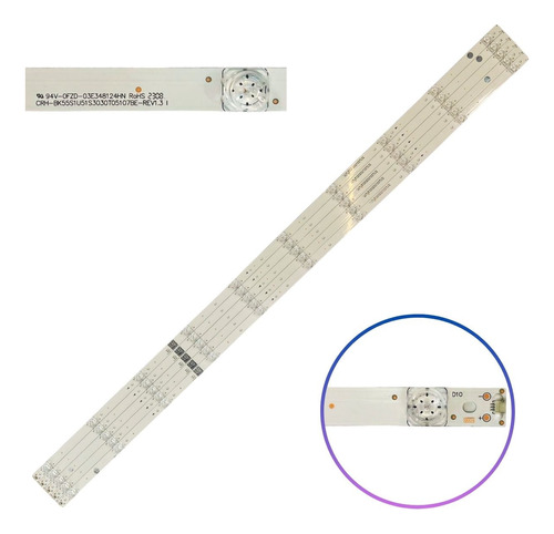 Kit Leds 55h6e Crh-bk55s1u51s3030 (5t, 10l) Nvo