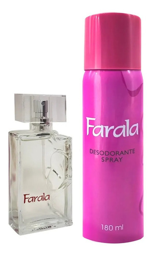 Set Perfume Floral Farala 50ml Con Desodorante Spray 180ml