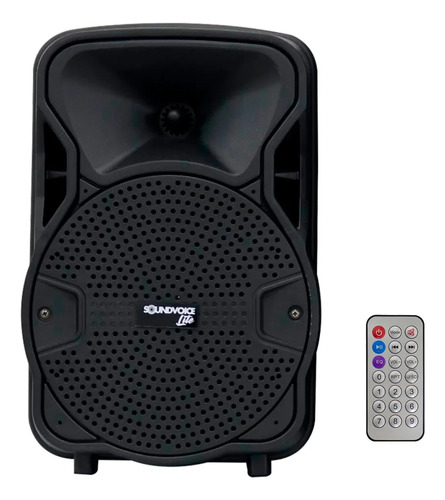 Caixa Soundvoice Lite Amplificada Ca80  Bt/ Usb/ Sd/ Fm 60w 