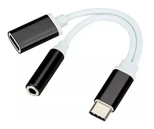 Imagem 4 de 6 de Cabo Adaptador Tipo-c 2 Em 1 Fone + Carregador X-cell