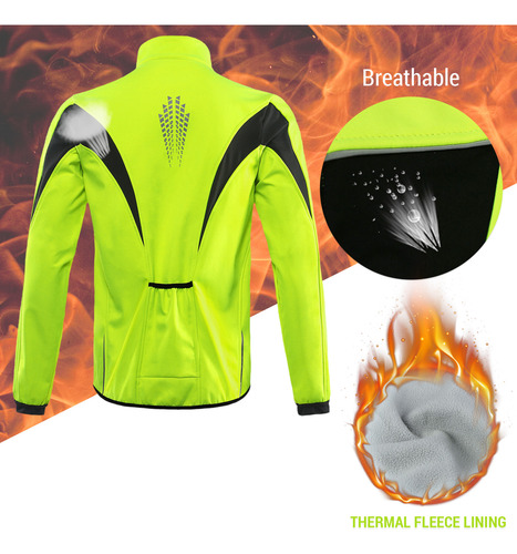 Chaqueta De Invierno De Jersey Para Ciclismo, Ropa De Abrigo