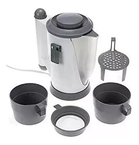 Pava Jarra Electrica Para Auto 12v Camping Filtro 2 Vasos