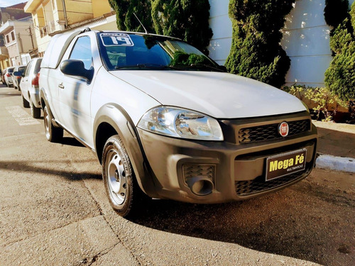 Imagem 6 de 14 de Fiat Strada Working 1.4 Flex Bau Branco Basico Documento Ok