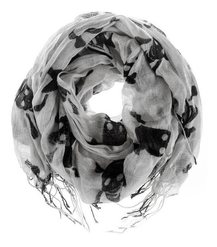 Punk Skull Bufanda Shawl Wrap Enorme Fotos 1-3-5-6 Y 7