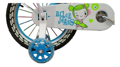 Imagen 6 de 6 de Bicicleta Para Niñas Aro 16 Bmx Campera