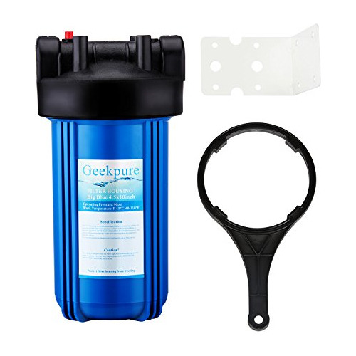 10-inch Whole House Water Filter Housing With Wrench An...