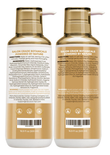 Set De Champú Y Acondicionador Naturavis Coconut Con Aceite