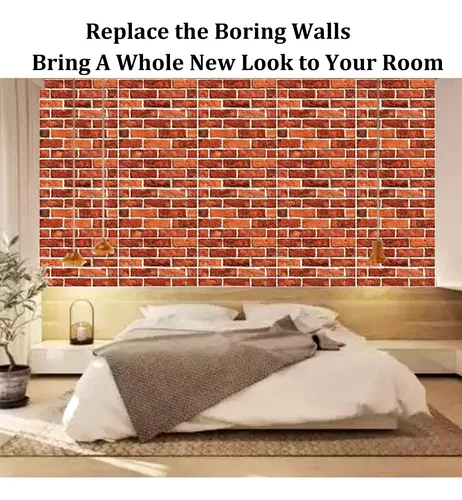 Paneles De Pared 3d Autoadhesivos Impermeables 10 Piezas P