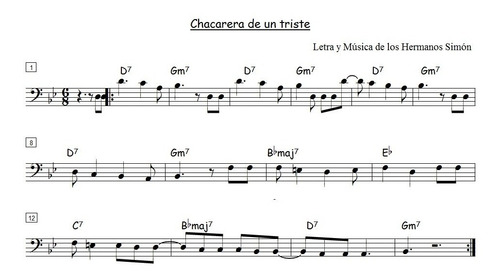 Chacareras Partituras Para Todos Los Instrumentos