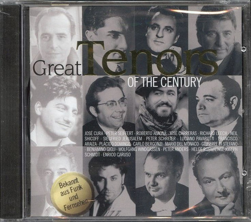 Imagem 1 de 2 de Cd (m) Great Tenors Of The Century Ed 1999 Alemanha Lacrado