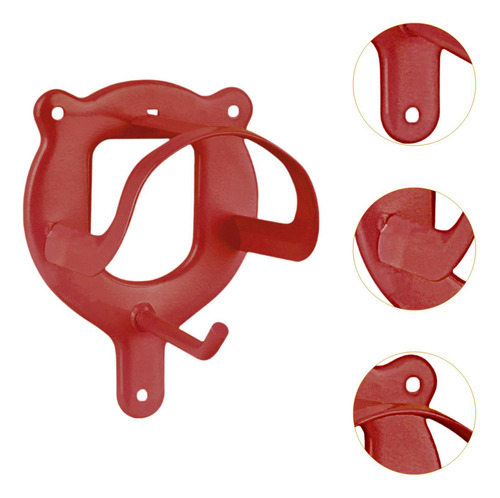 Soporte Para Bridas De Caballo, Colgador De Bridas, Rojo