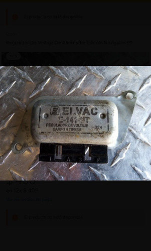 Regulador De Voltaje De Alternador Lincoln Navigator 99