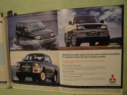 Publicidad Mitsubishi Montero - Nativa - L200 Año 1998