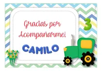Comprar Kit Personalizado Imprimible Tractor Mod.2 Tractores Colores