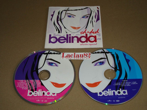 Belinda Homonimo Edicion Especial 2004 Bmg Cd + Dvd Doble