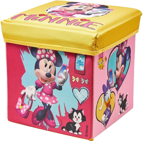 Banquinho Porta Objetos Minnie Disney Zippy Toys