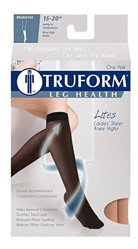 Imagen 5 de 9 de Báscula Corporal Medias De Compresión Transparentes Trufor