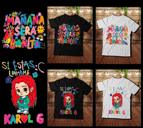 Pack Imágenes Para Estampar, Remeras, Buzos, Dtf (karol G)