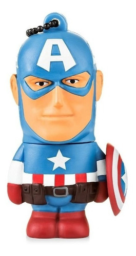 Pen Drive Marvel Capitao America 8gb Multilaser Pd080