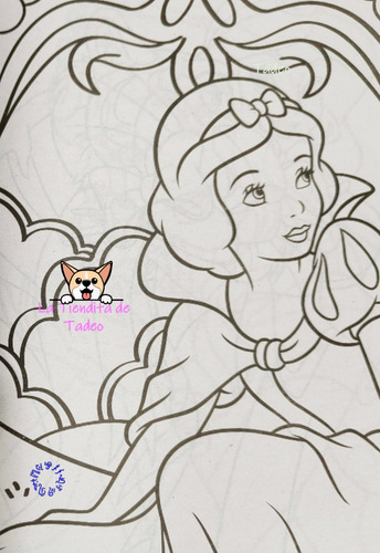 15 Libros Para Colorear Princesas, 16 Paginas Tamaño Carta