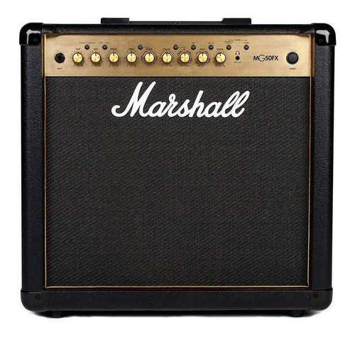 Amplificador Marshall MG Gold MG50FX Transistor para guitarra de 50W cor preto/dourado 230V