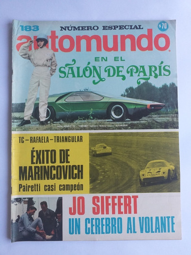 Revista Automundo Nro. 183 - Noviembre 1968 *