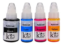Comprar Kit De 4 Tintas Para Canon Gi190 G1110 G2110 G3110 G4110